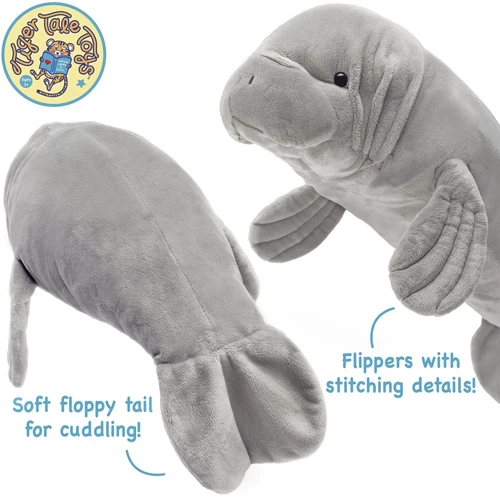 Morgan The Manatee | 21 Inch Stuffed Animal Plush | By TigerHart Toys