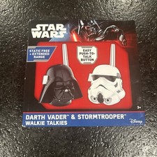 eKids Star Wars Darth Vader and Storm Trooper Walkie Talkies Disney - New