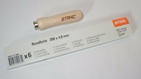 "4806 Stihl Feile Holz Feilenhalter 6 X Rundfeile 4,8 Mm 325\" Feilenset"