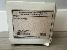 NEW SIEMENS S-LP25 FIRE ALARM SPEAKER 25V RED 500-698800 FREE SHIPPING !!!
