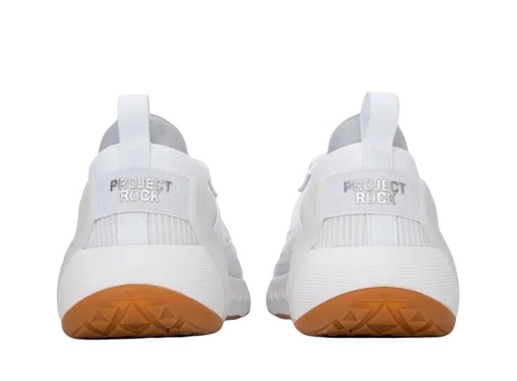 Under Armour Project Rock 6 White Mens Cross Training 