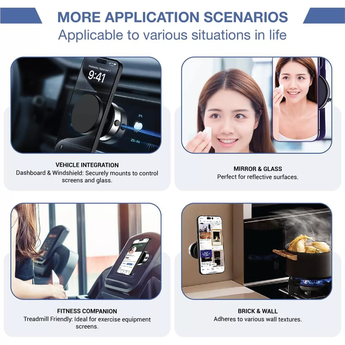 Electric Vacuum Magnetic Suction Cup Car Phone Holder Stand Mount 360° Rotation Electric Vacuum Magnetic Suction Cup Car Phone Holder Stand Mount 360° Rotation