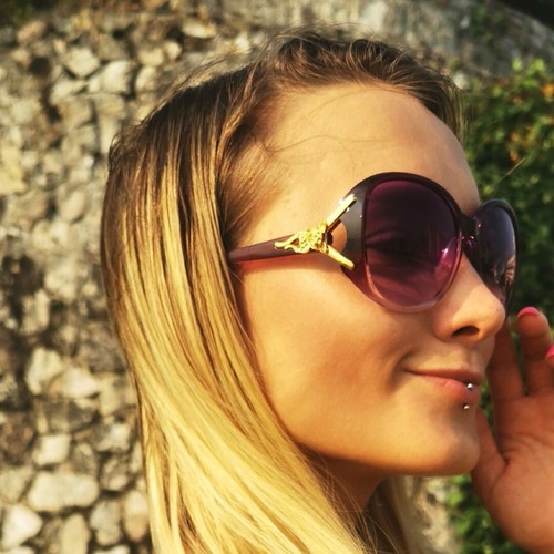 Seniorita OMBRE Jaguar Eleganz Sonnenbrille I XL SET ELITE ZUCHT lila gold NEU - Bild 5 von 10