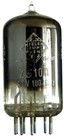 ZZ1040, STV100/60z Glimmstabilisator. Eine Radioröhre von Telefunken, mit Raute.
