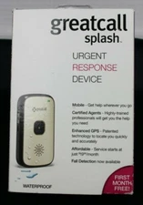 NEW GreatCall Splash Urgent Response Personal Safety Alert Device Waterproof NOS