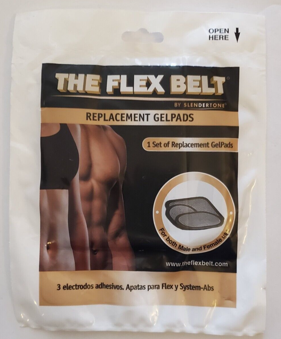 The Flex Flex Belt Ab Toner Set Flex Belt Replacement Gel-Pads