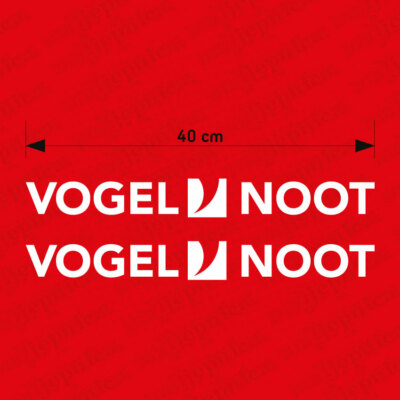 VOGEL&NOOT 40 cm plow pflug decal aufkleber adesivo sticker