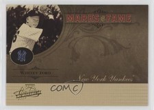 2005 Playoff Absolute Memorabilia Marks of Fame /150 Whitey Ford #MF-16 HOF 00em
