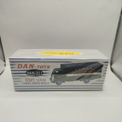 Dinky Guy Van von Dan Toys Lyons Schweizer Rolle neuwertig ungeöffnet in versiegelter Originalverpackung
