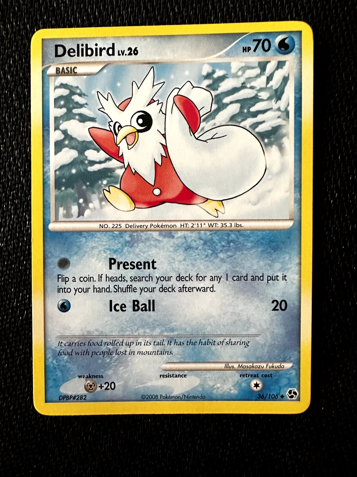 Delibird 36/108 Great Encounters Pokemon Card