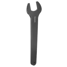 Single Open End Wrench 51mm Metric U-Shaped Spanner with Straight Shank