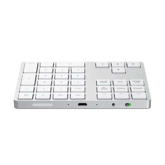 Satechi SLIM Wireless Numeric Keypad Keyboard with macOs Shortcut Keys, Silver - Image 4 of 4