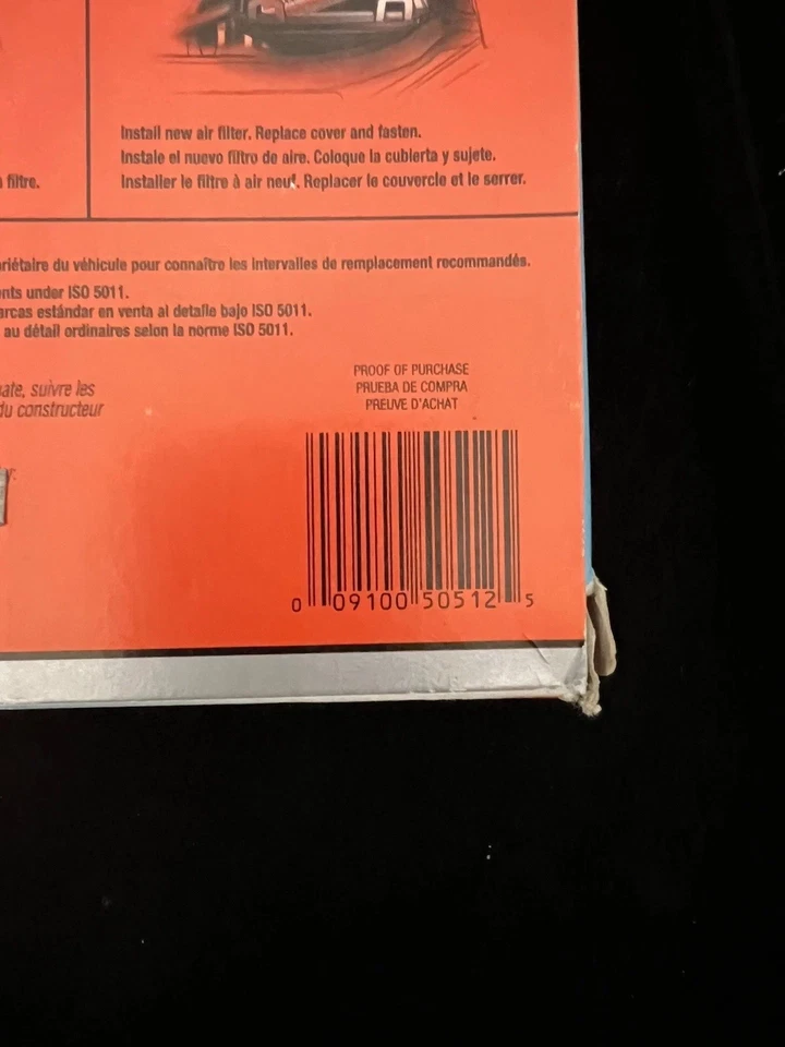 Filtro de aire de panel flexible Fram CA7440 Foto 3 de 3