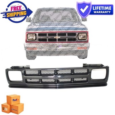 Grille Black Fits 1991-1993 Chevrolet S10 Pickup 1991-1994 S10 Blazer New Front