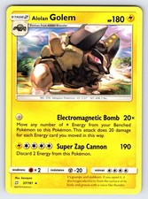 Alolan Golem 37/181 2019 Sun & Moon Team Up Pokemon Card TCG Non Holo Rare - Nm