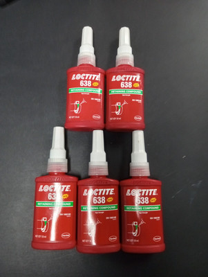 5 ea. Loctite 638 High Strength Retaining Compound 50ml PURCHASE IS FOR FIVE!  