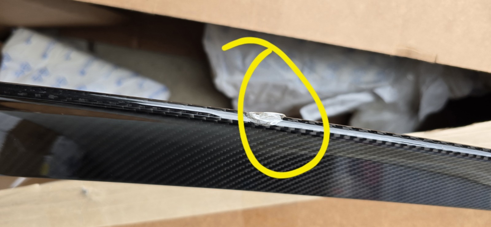 Lamborghini URUS Carbon Fiber Rear Lower Spoiler Trunk Performante 4ML827950A