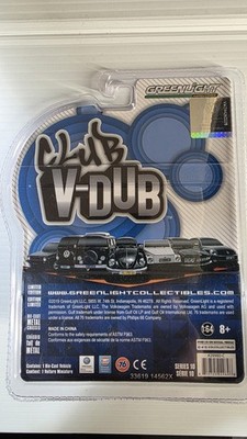 Greenlight 1974 Volswagen Golf Club V-Dub VW 1:64 White Blue