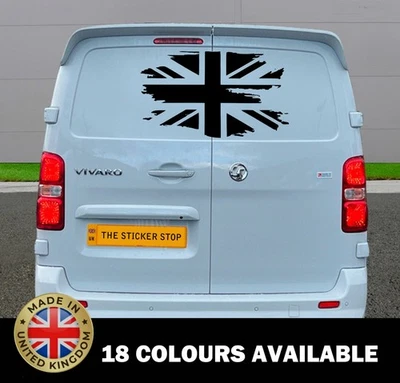 Bandera Reino Unido Vinilo Pegatina Splat Salpicadura Estilo Caravana GB Gráfico - Imagen 1 de 4