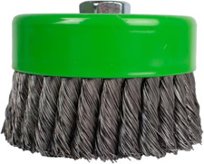 72756 6-Inch by 5/8-11 Knotted Cup Brush .020 Carbon Steel