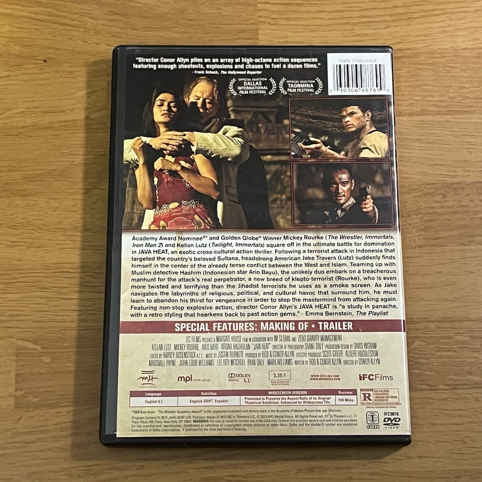 Java Heat (DVD, 2013) Mickey Rourke — | eBay