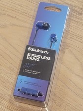 Earbuds Mic Wired Earbuds Skullcandy Jib XT Wired Earbuds w/ Microphone Blue NEW