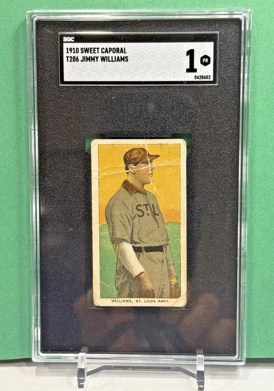 1909-11 T206 Jimmy Williams SGC 1