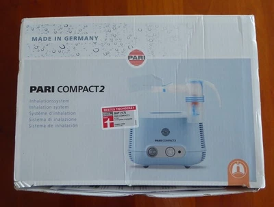 PARI COMPACT 2, Inhalationsgerät, Kinder & Erwachsene, Inhalator, Vernebler neu - Bild 1 von 4