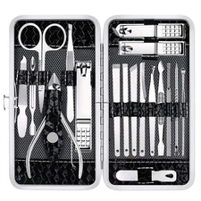 Nail Clippers Set Fingernail and Toenail Clipper Cutters, Manicure Pedicure Kit 