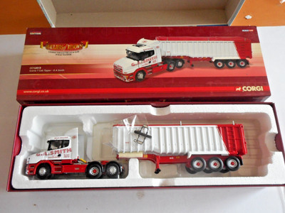 Corgi CC12819 Scania T Cab Kipper GA Smith 1:50 Mirrors + Ltd Edition Cert + Box
