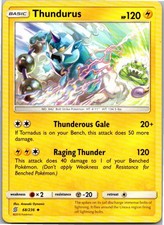 Thundurus Uncommon SM - Unified Minds 68/236 MP Normal