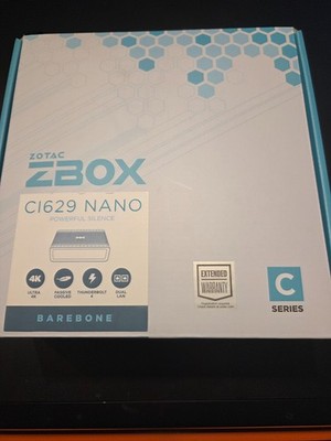 Zotac ZBOX CI629 Nano Barebone - 2x 8 GB Cruical DDR 5, 2 TB WD SSD, 1 TB WD M2