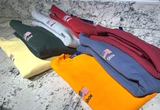 BANDON DUNES GOLF RESORT Men's Medium Gear For Sports "SHOE" Flag Sweatshirt NWT