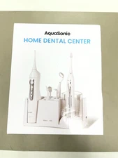 AquaSonic Home Dental Center Rechargeable Power Toothbrush & Smart Water Flosser