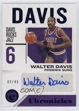 2018-19 Panini Chronicles Signatures Blue 9/49 Walter Davis #CS-WD Auto HOF 1gt6