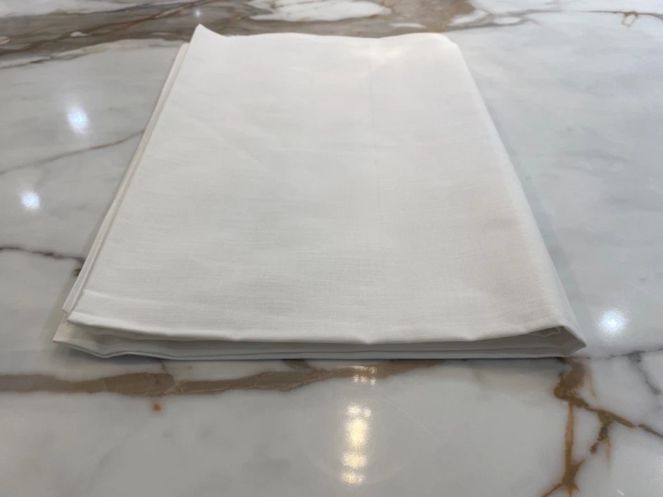 Sábanas planas dobles blancas 54"x90", hoteles, hospitales Foto 4 de 4