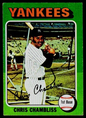 1975 Topps #585 Chris Chambliss - VG