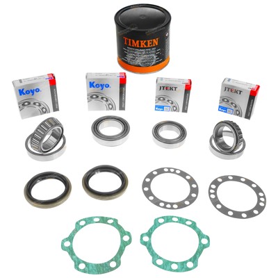 2 Rear Wheel Bearing Kits for FZJ75 HZJ70 HZJ73 HZJ75 w/Disc Brake + Grease