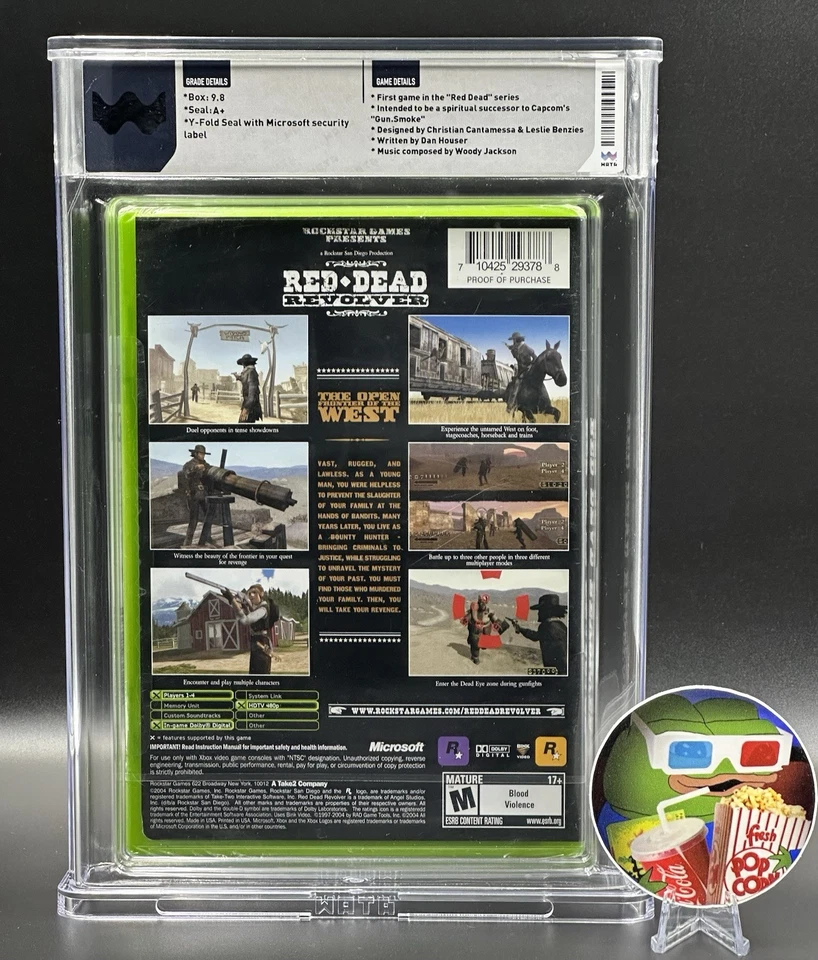Red Dead Revolver • WATA 9.8 A+ • 1st Print • Xbox • Not VGA/CGC - Image 2 of 2