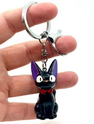 #ad Ghibli Kikis Delivery Service Jiji Black Cat Keychain PLEASE READ DESCRIPTION $12.99