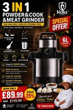 Swallow Maker Food Processor, 6L Capacity, 1600W, Cooking and Pounding Machine,
