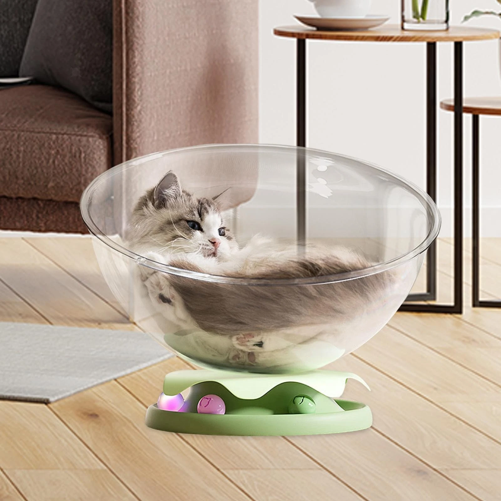 Space Capsule Cat Bed Kitten House Pet Bed
