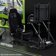 Hottoby Racing Simulator Cockpit Wheel Stand Fit Logitech G29 G920 G923 GPRO T80