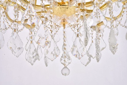 Elegant Lighting Maria Theresa 46" 36 Light Royal Crystal Chandelier - Picture 4 of 8