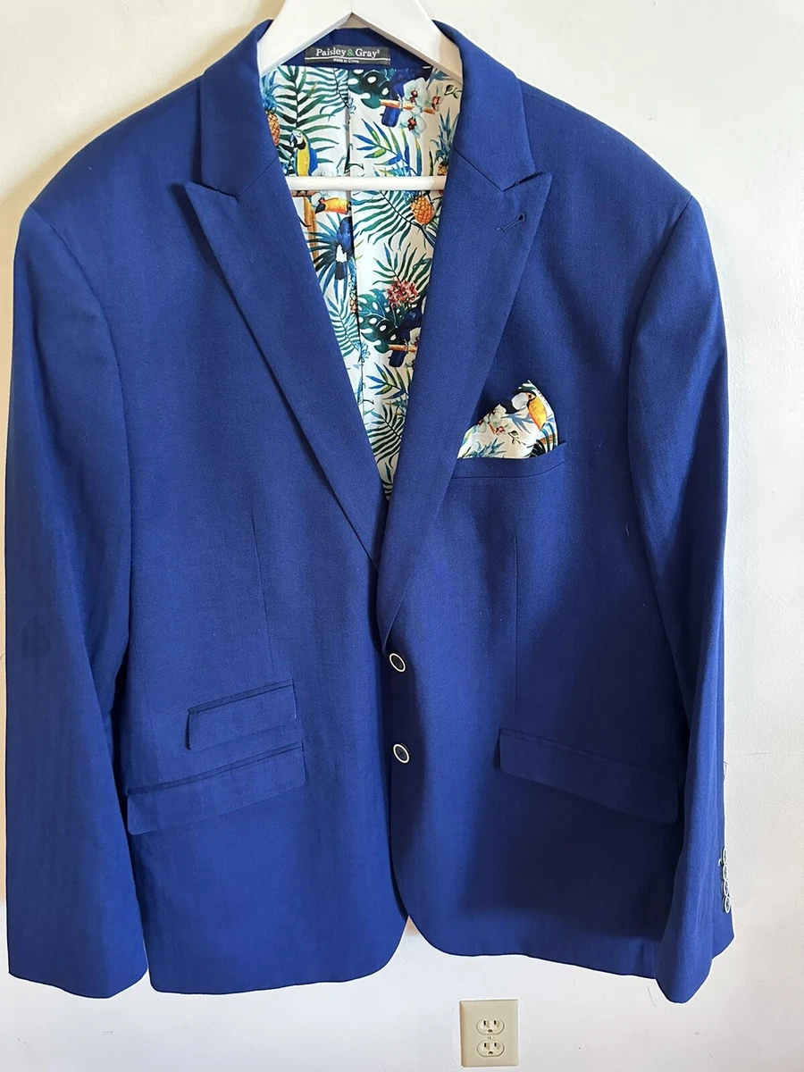 Royal blue blazer for cheap mens