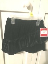 Black Velour Tutu Girl's Toddler 3T Dance Skate NWT