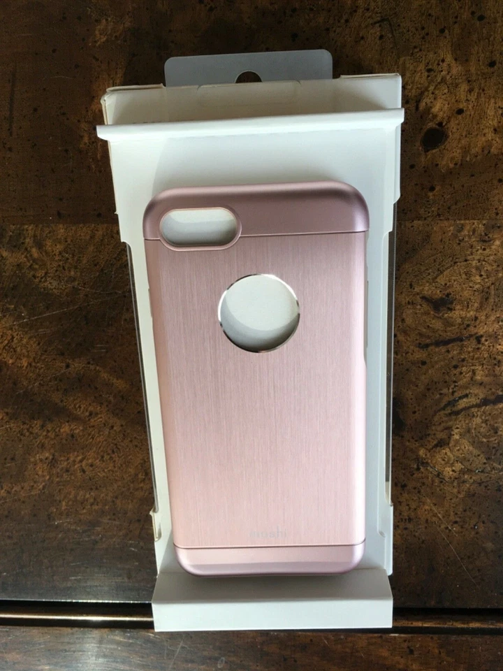 MOSHI “ARMOUR” PREMIUM METALLIC CASE-IPHONE 7-MILITARY GRADE DROP TESTING-ROSE#N - Image 2 of 4