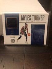 2018-19 Panini Encased Myles Turner Patch Card #54/99 Pacers