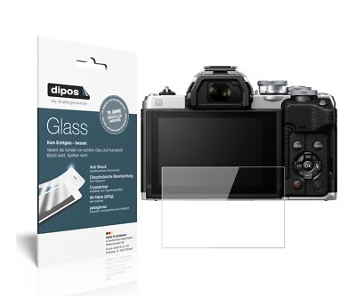 2x Schutzfolie für Olympus OM-D E-M10 Mark IV - Anti-Shock 9H Folie dipos Glass