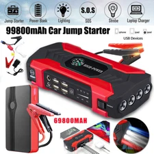 Portable 99800mAh Car Jump Starter Booster Jumper Box Power Bank Battery Charger